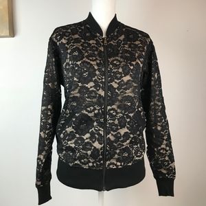 NWT Express Lace Bomber Jacket